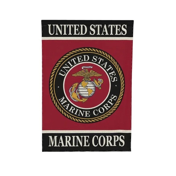 🇺🇸United States Marine Corps Support Our Troops Garden Flag! - Picture 8 of 10
